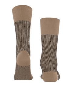 Rückansicht von Falke Airport Herringstripe SO Freizeitsocken Herren camel (5038)