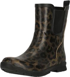 Rückansicht von Weather Report Snicker Gummistiefel Damen 5199 Toffee