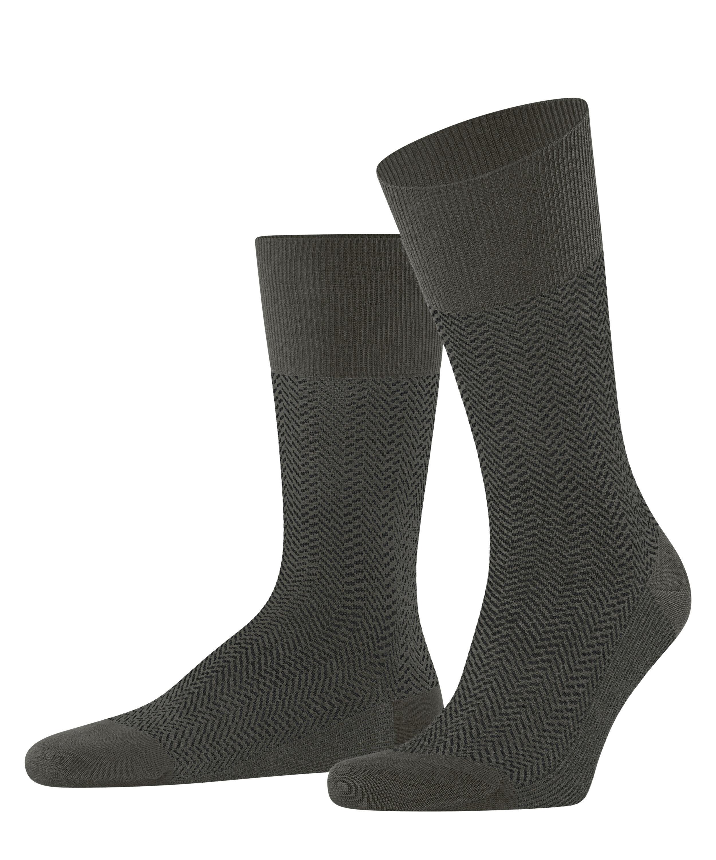 Falke Airport Herringstripe SO Socken Herren - military (7826)