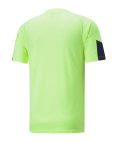 Rückansicht von PUMA individualFINAL Fastest Trikot Kids Funktionsshirt Kinder gelbblau