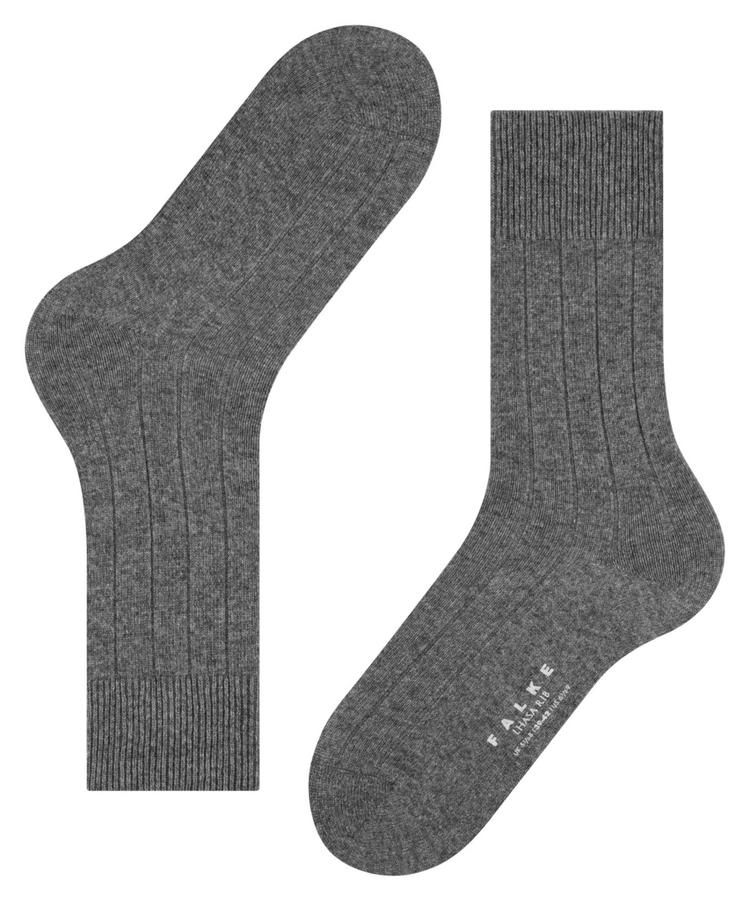 Falke Falke Lhasa Rib SO Socken Herren - light greymel. (3390) - 2 | SportScheck