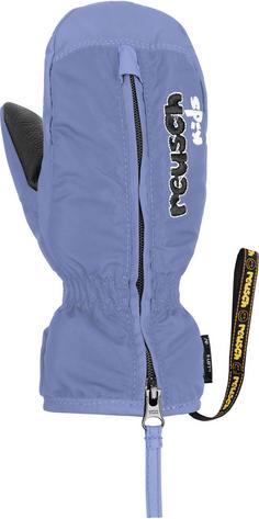 Rückansicht von Reusch Ben Mitten Skihandschuhe Kinder 4395 blue ice