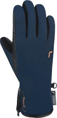 Rückansicht von Reusch TIFFANY R-TEX® XT Skihandschuhe 4471 dress blue / black