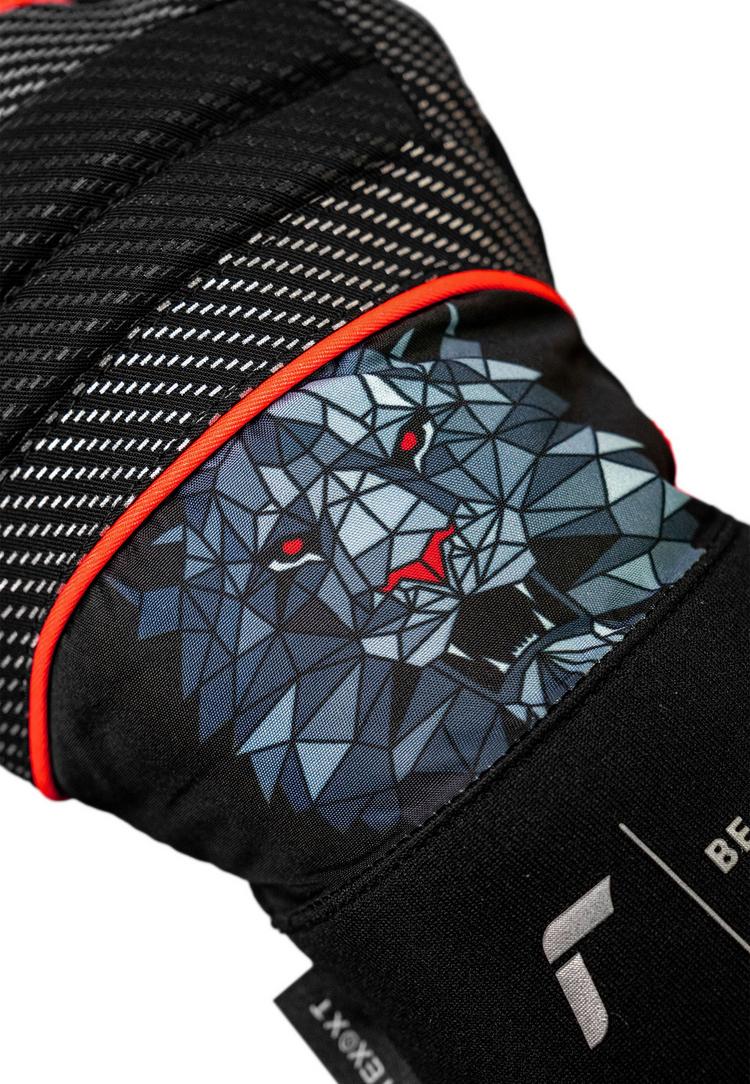 Reusch Reusch Warrior R-TEX&reg; XT Junior Handschuh Kinder - 7588 blck/silver/fluo red - 1 | SportScheck