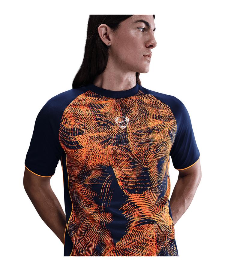 Nike Nike Academy+ Trainingsshirt Funktionsshirt Herren - blauorange - 0 | SportScheck