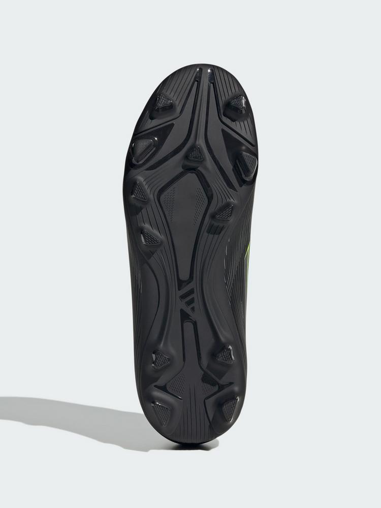 adidas adidas F50 CLUB Kids Fu&szlig;ballschuh, Fu&szlig;ballschuhe Kinder - Core Black / Iron Metallic / Lucid Lemon - 1 | SportScheck