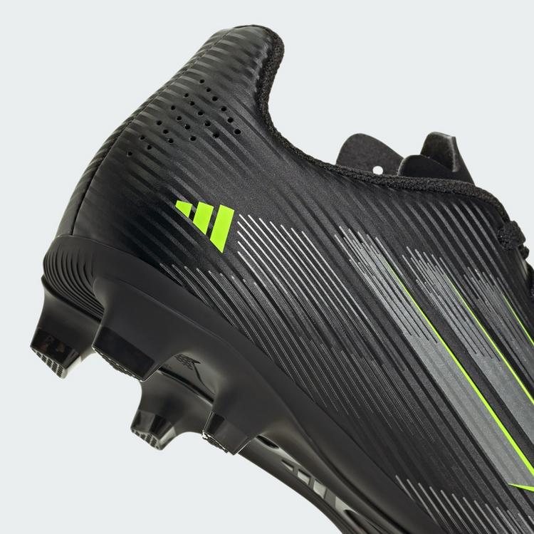 adidas adidas F50 CLUB Kids Fu&szlig;ballschuh, Fu&szlig;ballschuhe Kinder - Core Black / Iron Metallic / Lucid Lemon - 6 | SportScheck