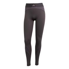 adidas Hyperglam Shine Full-Length Leggings Leggings Damen Grey Strata / Taupe Oxide