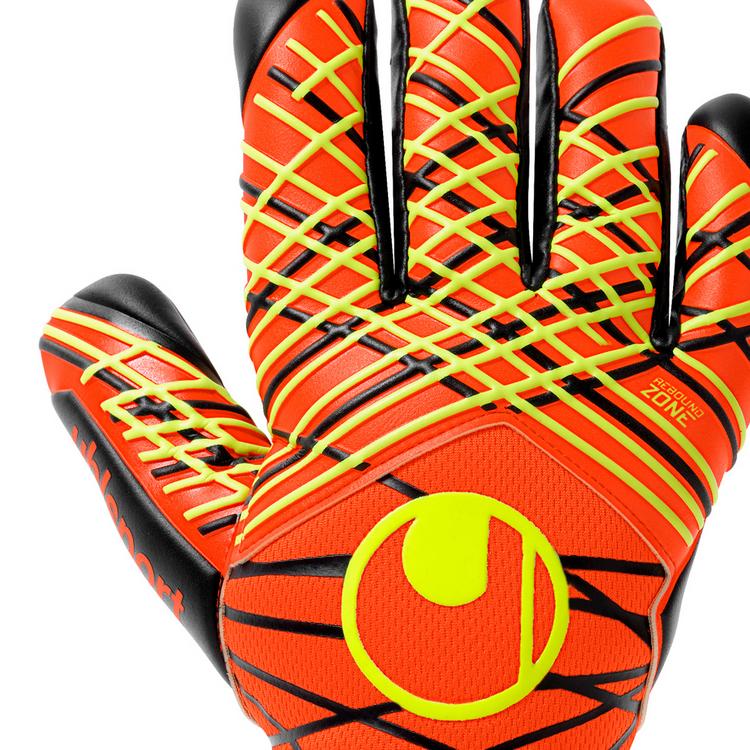 Uhlsport Uhlsport Prediction Supersoft HN Torwarthandschuhe - fluo rot/fluo gelb/schwarz - 1 | SportScheck
