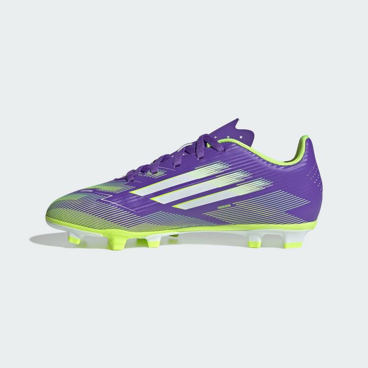 adidas adidas F50 CLUB Kids Fu&szlig;ballschuh, Fu&szlig;ballschuhe Kinder - Purple Rush / Cloud White / Lucid Lemon - 4 | SportScheck