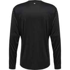 Rückansicht von hummel hmlCORE XK POLY JERSEY L/S Funktionsshirt BLACK3