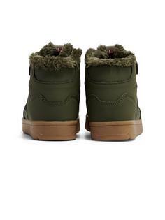 Rückansicht von hummel CAMDEN WINTER HIGH JR Winterschuhe Kinder OLIVE NIGHT2