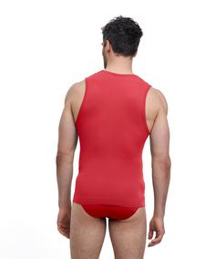 Rückansicht von Falke UL C Singlet Regular m Funktionstop Herren bloody mary (8177)