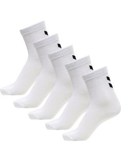 hummel hmlMAKE MY DAY SOCK 5-PACK Freizeitsocken Kinder BRIGHT WHITE/BRIGHT WHITE