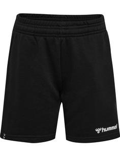 hummel hmlMOVER COTTON BERMUDA SHORTS KIDS Funktionsshorts Kinder BLACK