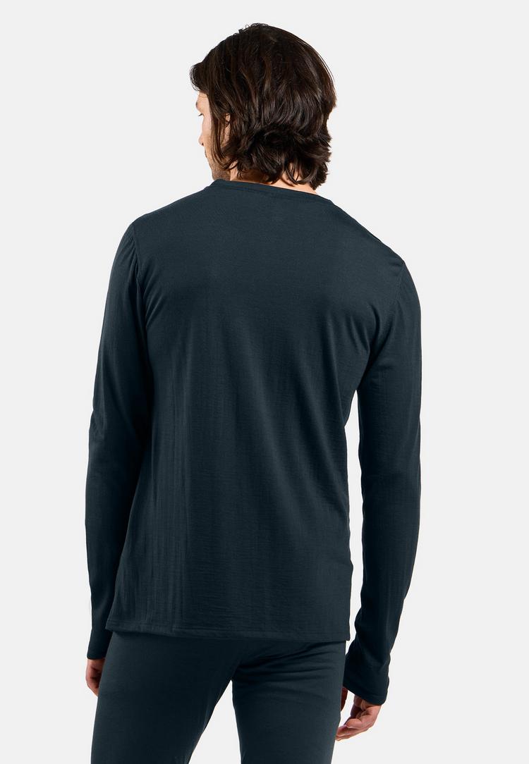 Odlo Odlo Natural Merino 160  Langarmshirt Funktionsshirt Herren - dark sapphire(20731) - 1 | SportScheck