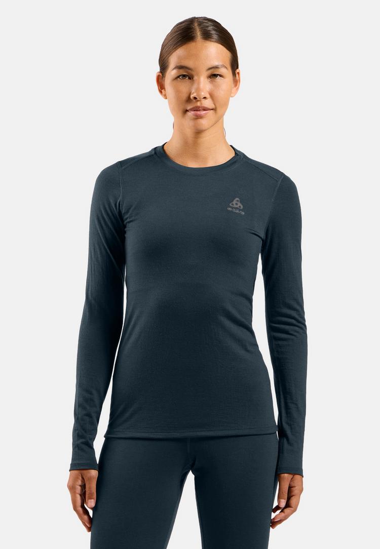 Odlo Odlo Natural Merino 160 Langarmshirt Funktionsshirt Damen - dark sapphire(20731) - 0 | SportScheck