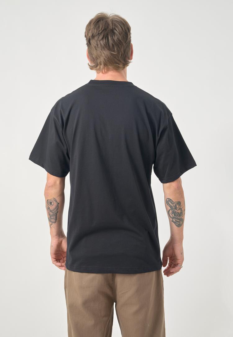 Cleptomanicx Cleptomanicx Classic Tee Embrace Tennis Printshirt Herren - Black - 2 | SportScheck