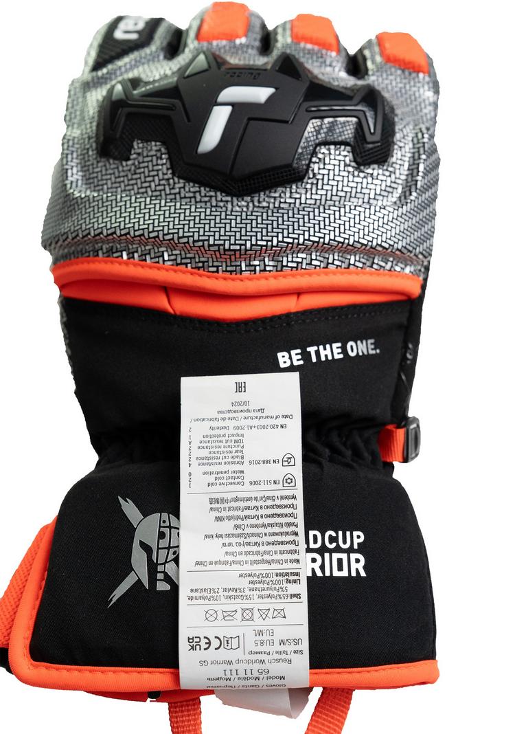 Reusch Reusch Worldcup Warrior Handschuh - 7588 blck/silver/fluo red - 7 | SportScheck