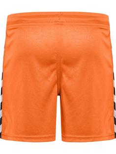 Rückansicht von hummel Funktionsshorts Kinder SHOCKING ORANGE