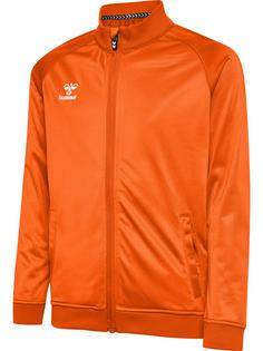 Rückansicht von hummel Trainingsanzug Kinder SHOCKING ORANGE