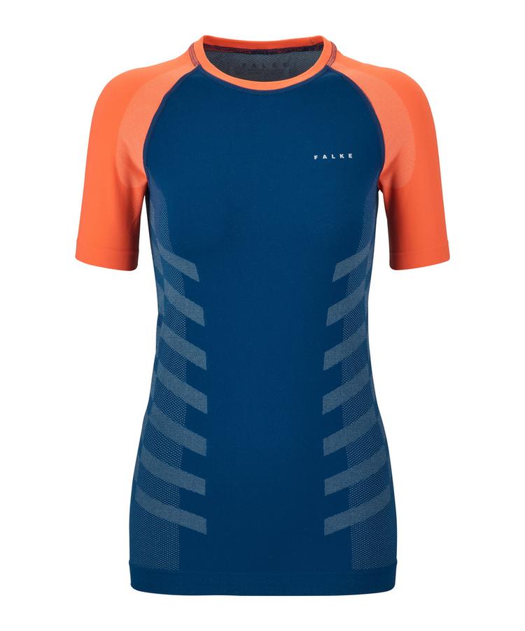 Falke Falke W Shortsleeved Shirt Trend w T-Shirt Damen - blue pond (6598) - 0 | SportScheck