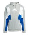 adidas Essentials Colorblock Hoody Sweatshirt Herren - graublau