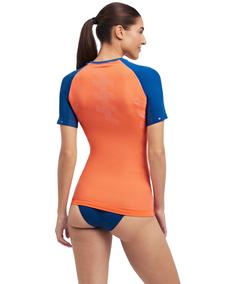 Rückansicht von Falke W Shortsleeved Shirt Trend w T-Shirt Damen coral (8017)