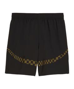 Rückansicht von PUMA PL 911 Spirit 70 Short Fußballshorts Herren schwarz