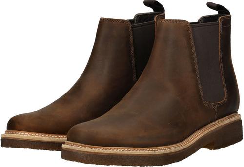 Rückansicht von Clarks Stiefelette Stiefel Herren Braun
