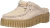 Clarks Pantoletten Freizeitschuhe Damen - Sand