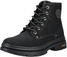 JEEP Stiefelette Stiefel Herren Schwarz
