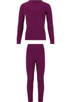 ZigZag Funktionswäsche-Set Panda Wäscheset Kinder 4078 Dark Purple