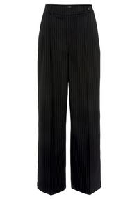 Lascana Palazzohose Stoffhose Damen - schwarz-braun gestreift