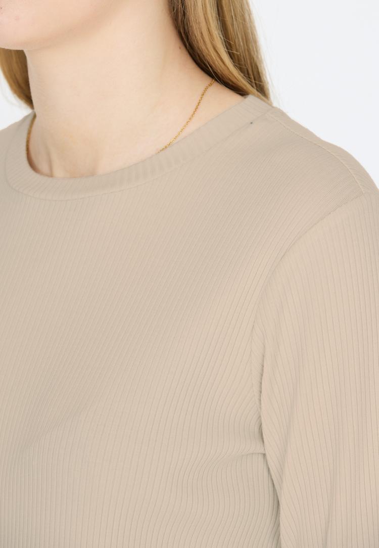 Les'Arcs Les'Arcs Ashtyn Langarmshirt Kinder - 1293 Stone White - 0 | SportScheck