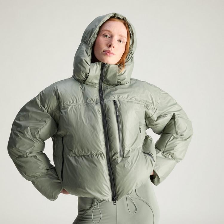 adidas adidas aSMC SHORT PUF Outdoorjacke Damen - Stone Green - 2 | SportScheck