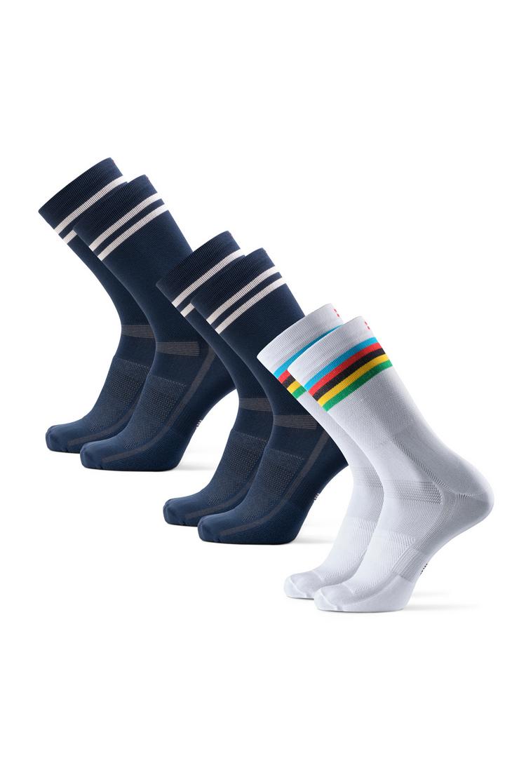 DANISH ENDURANCE DANISH ENDURANCE long cycling Socken - navy stripes white stripes - 0 | SportScheck