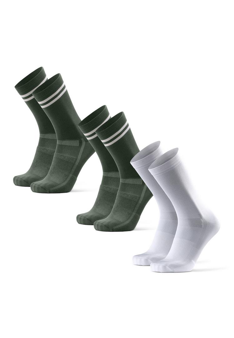 DANISH ENDURANCE DANISH ENDURANCE long cycling Socken - olive stripes white Black - 0 | SportScheck