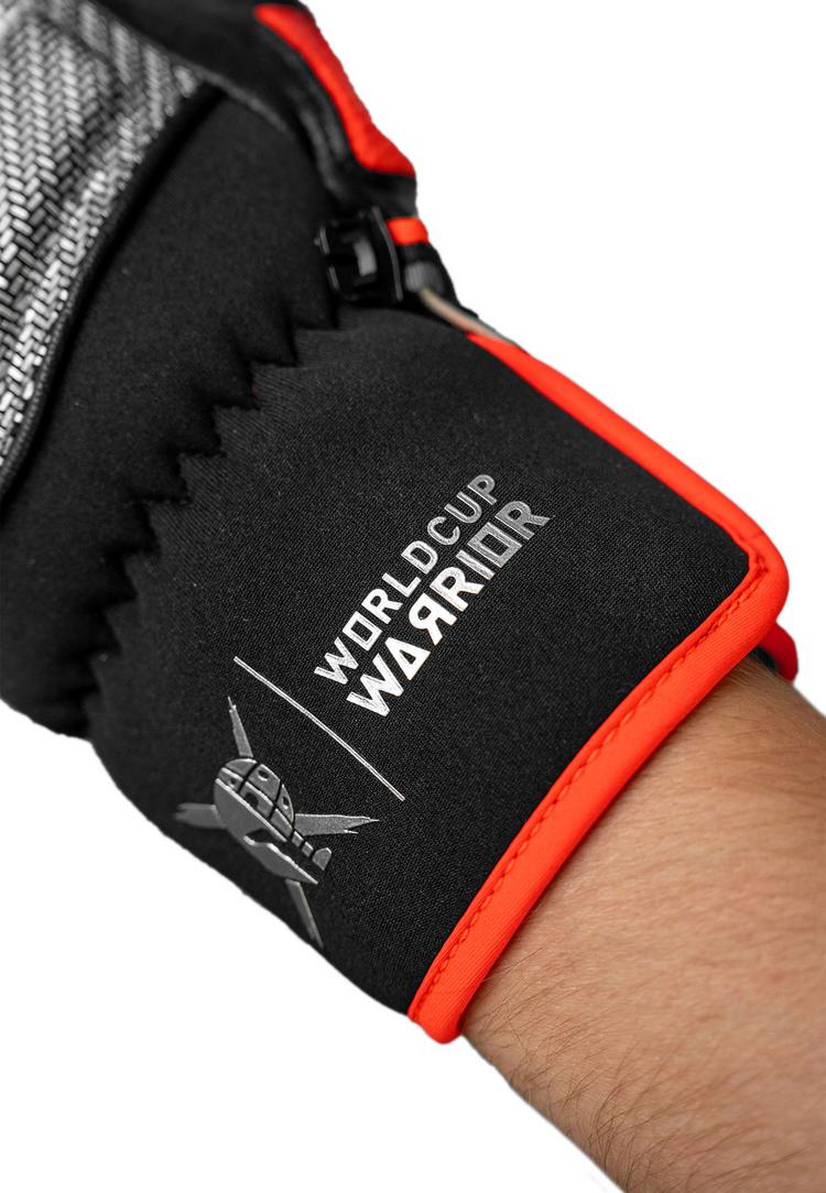 Reusch Reusch Worldcup Warrior DH Handschuh - 7588 blck/silver/fluo red - 3 | SportScheck