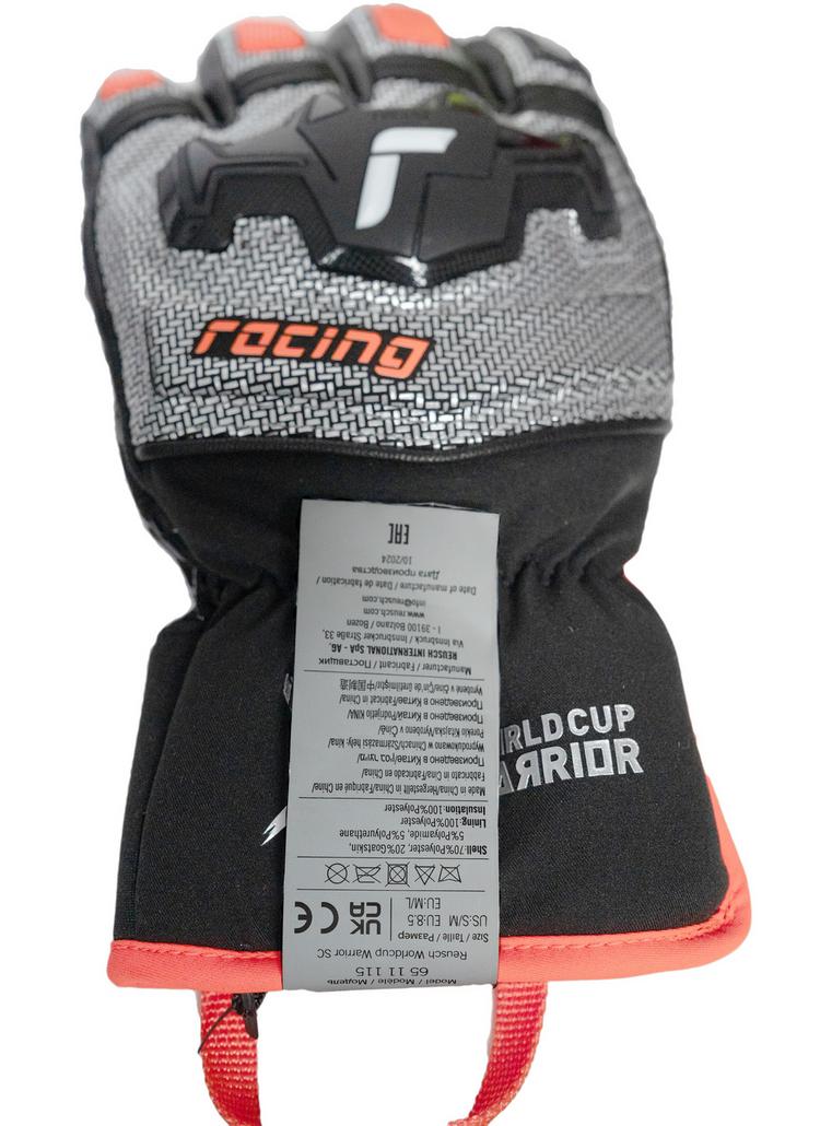 Reusch Reusch Worldcup Warrior SC Handschuh - 7588 blck/silver/fluo red - 6 | SportScheck