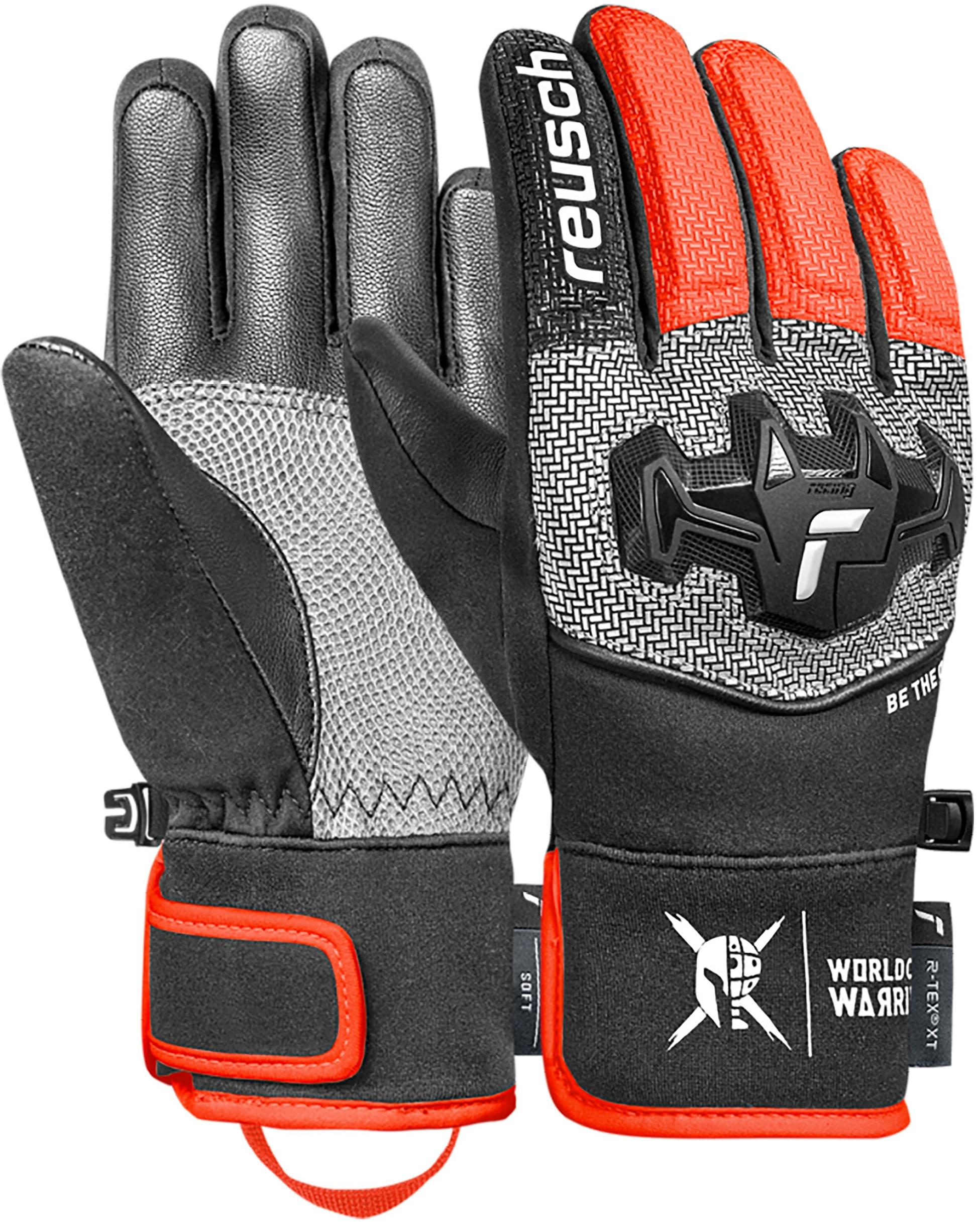 Reusch Worldcup Warrior R-TEX&reg; XT Junior Handschuh Kinder - 7588 blck/silver/fluo red
