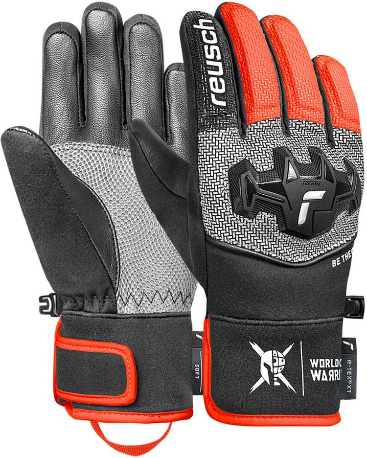 Reusch Reusch Worldcup Warrior R-TEX&reg; XT Junior Handschuh Kinder - 7588 blck/silver/fluo red - 0 | SportScheck