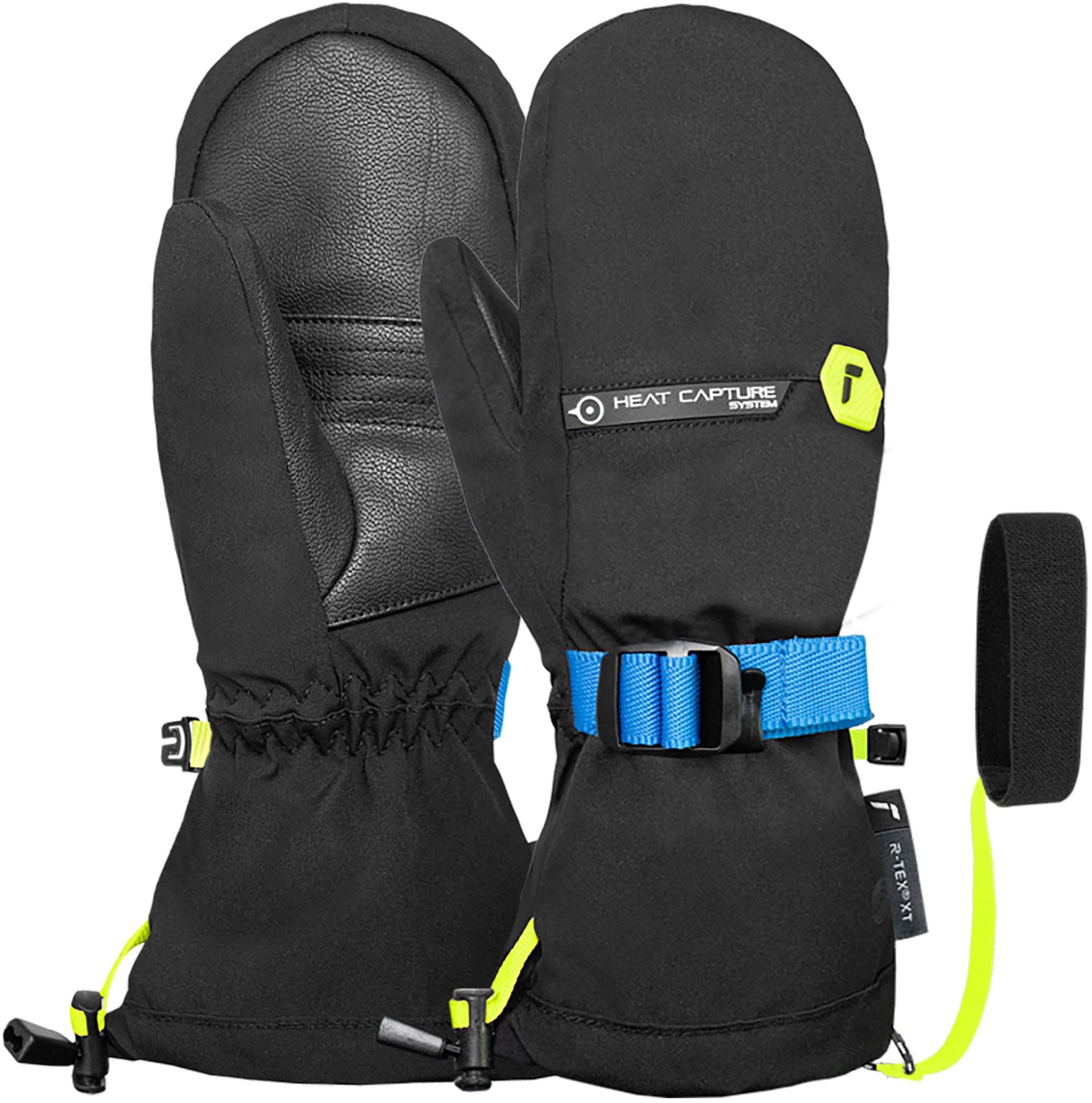 Reusch Karl R-TEX&reg; XT Junior&nbsp;Mitten Handschuh Kinder - 7002 blck/bril blu/safety yell