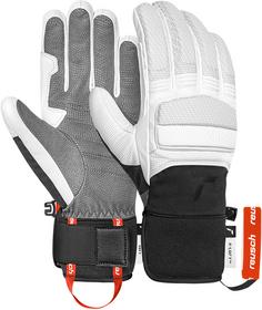 Reusch Alpine Master Skihandschuhe 1101 white / black