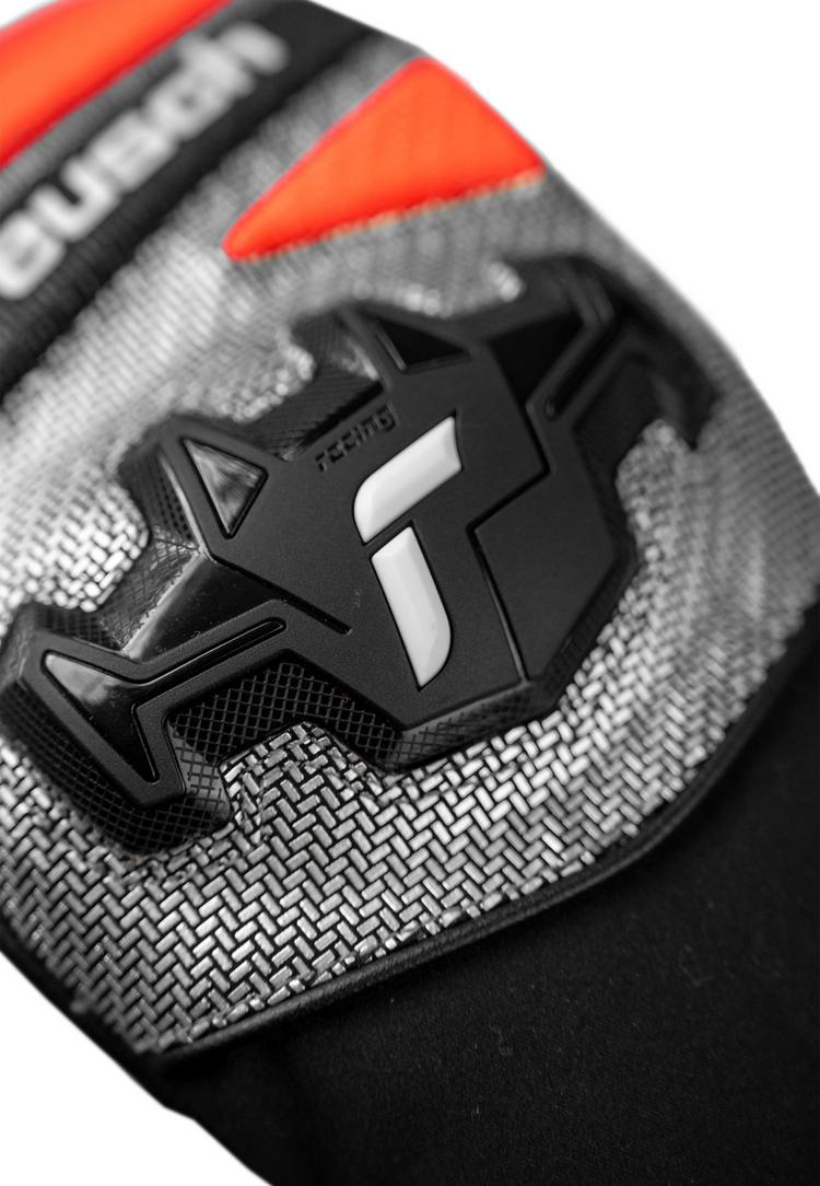 Reusch Reusch Worldcup Warrior Team Mitten Handschuh - 7588 blck/silver/fluo red - 1 | SportScheck