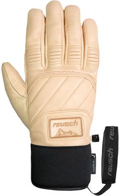 Rückansicht von Reusch Legacy R-TEX® XT Skihandschuhe 9002 tan / black