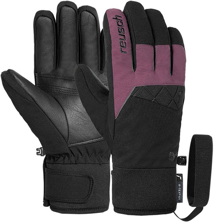 Reusch Reusch Malone R-TEX&reg; XT Handschuh - 7106 black / prune purple - 0 | SportScheck