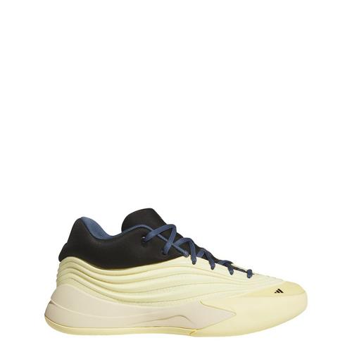 Rückansicht von adidas Dame X Schuhe Basketballschuhe Almost Yellow / Core Black / Preloved Ink