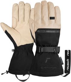 Reusch Duality R-WOOL Skihandschuhe 9002 tan / black
