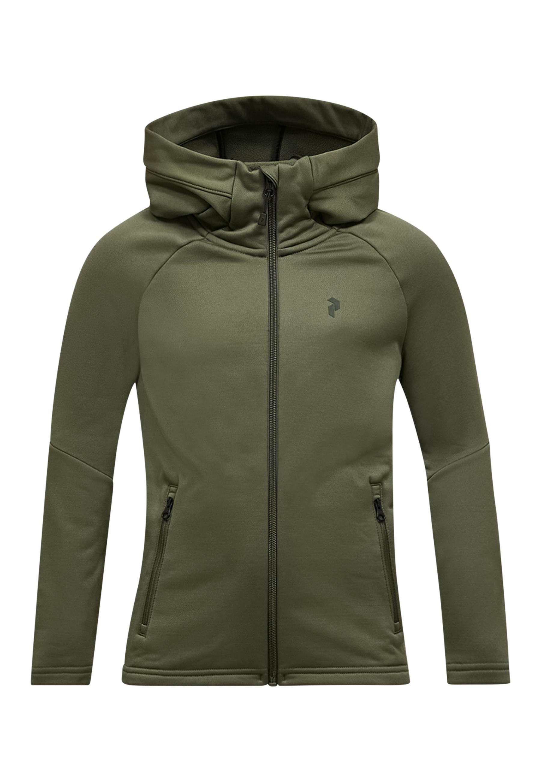 Peak Performance Fleecejacke - olive